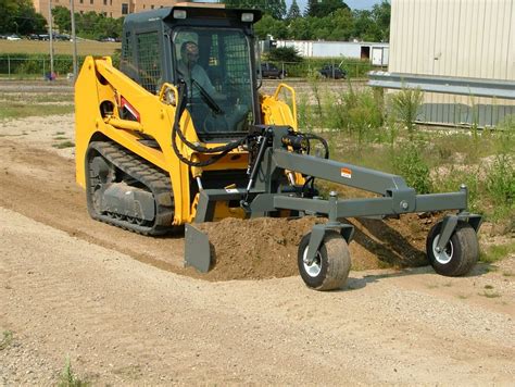 laser grading attachment for skid steer|skid steer laser grader rental.